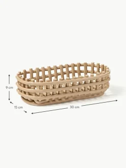 ferm LIVING Handgefertigter Aufbewahrungskorb Nalan aus Keramik