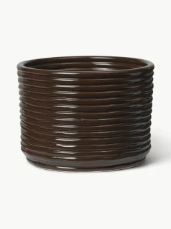 ferm LIVING Handgefertigter Übertopf Corduroy