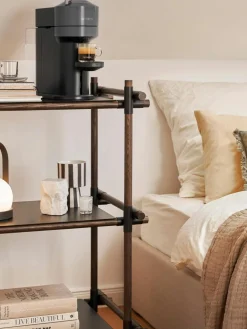 Oyoy Living Design Handgefertigter Übertopf Toppu aus Keramik, H 15 cm