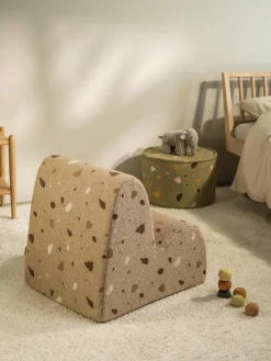 Kinder Wigiwama Handgefertigter Bouclé-Kindersessel Cloud