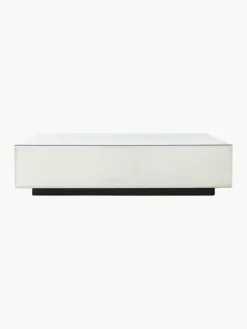 HKLIVING Handgefertigter Couchtisch Mirror aus Spiegelglas, B 90 cm