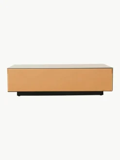 HKLIVING Handgefertigter Couchtisch Mirror aus Spiegelglas, B 90 cm