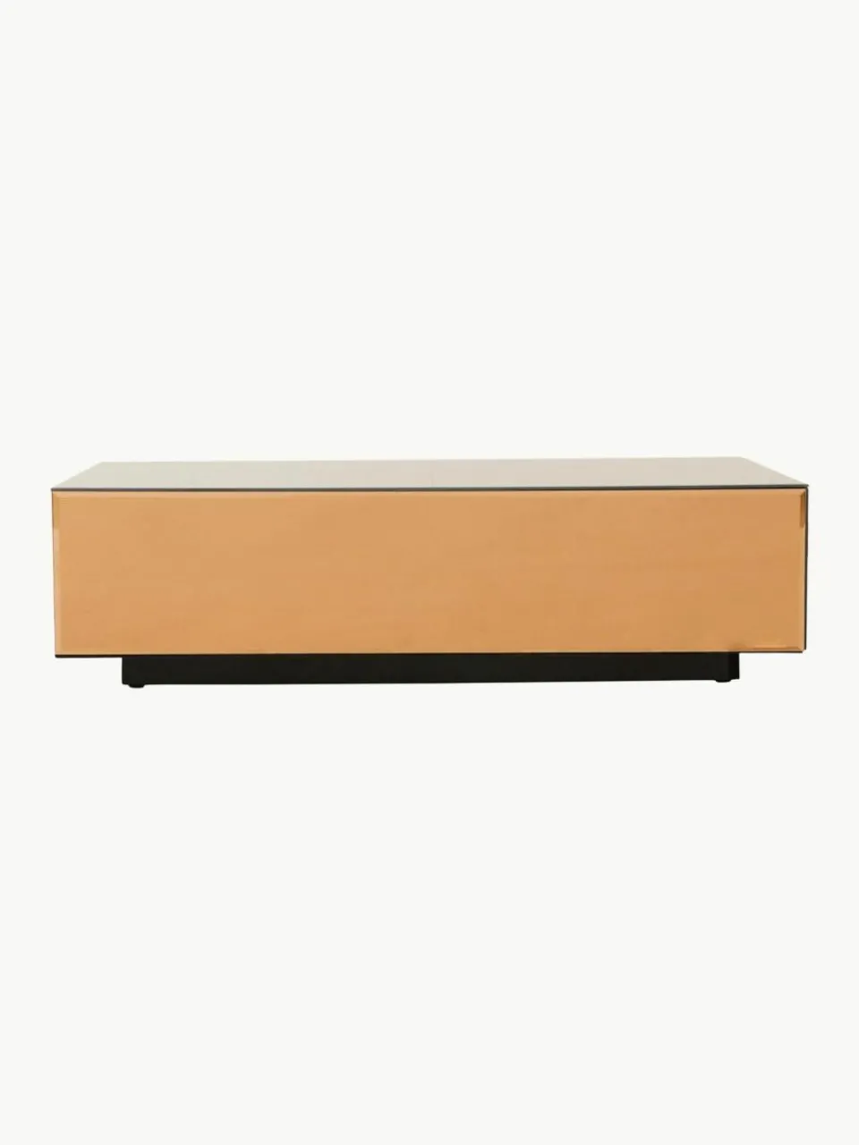 HKLIVING Handgefertigter Couchtisch Mirror aus Spiegelglas, B 90 cm
