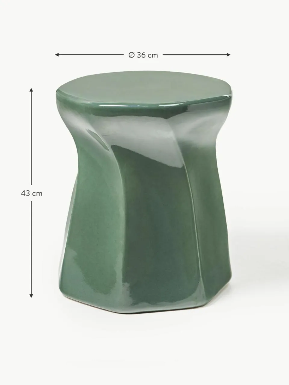 House Doctor Handgefertigter Hocker Modern