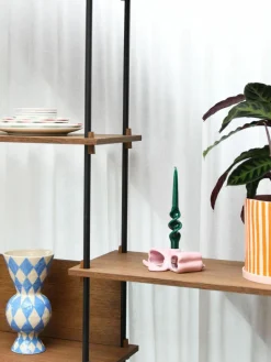 &k amsterdam Handgefertigter Kerzenhalter Ribbon
