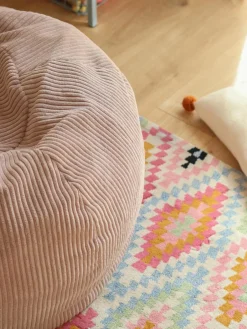 Kinder Funzy Handgefertigter Kinder-Sitzsack Flora aus Cord