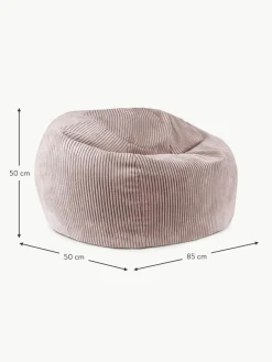 Kinder Funzy Handgefertigter Kinder-Sitzsack Flora aus Cord