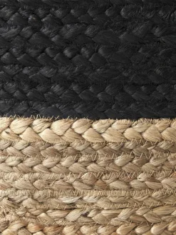 Westwing Collection Handgefertigter Pouf Bono aus Jute
