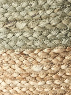 Westwing Collection Handgefertigter Pouf Bono aus Jute