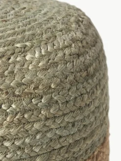 Westwing Collection Handgefertigter Pouf Bono aus Jute