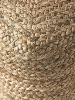 Westwing Collection Handgefertigter Pouf Bono aus Jute
