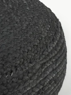 Westwing Collection Handgefertigter Pouf Bono aus Jute