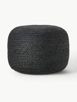 Westwing Collection Handgefertigter Pouf Bono aus Jute