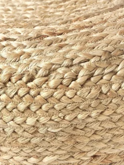 Westwing Collection Handgefertigter Pouf Bono aus Jute