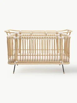 Kinder Bermbach Handgefertigtes Babybett Paul aus Rattan