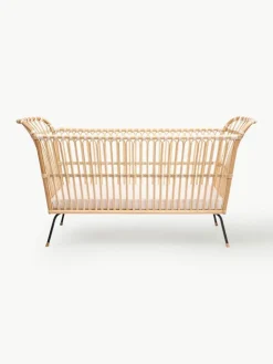 Kinder Bermbach Handgefertigtes Babybett Frederick aus Rattan