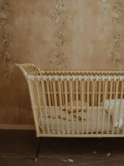 Kinder Bermbach Handgefertigtes Babybett Frederick aus Rattan
