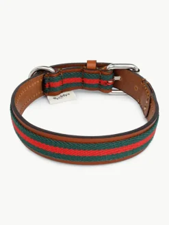 Buddys Dogwear Handgefertigtes Haustier-Halsband Baseball, in verschiedenen Größen