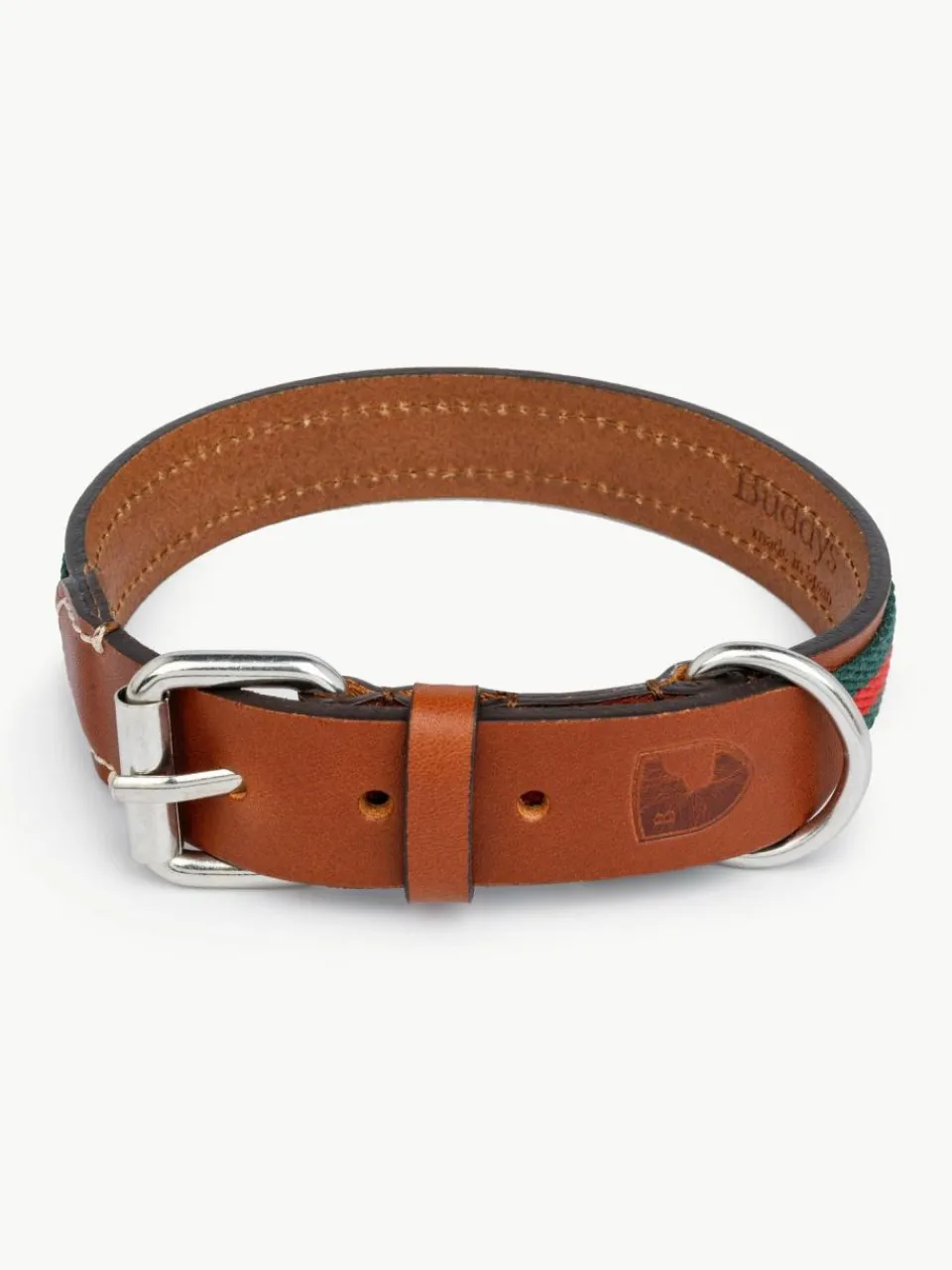 Buddys Dogwear Handgefertigtes Haustier-Halsband Baseball, in verschiedenen Größen