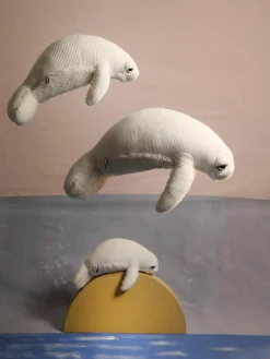 Kinder BigStuffed Handgefertigtes Kuschelkissen Manatee