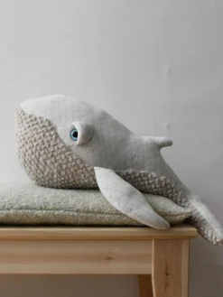 Kinder BigStuffed Handgefertigtes Kuschelkissen Whale