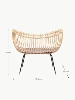 Kinder Bermbach Handgefertigtes Stubenbett Lola aus Rattan
