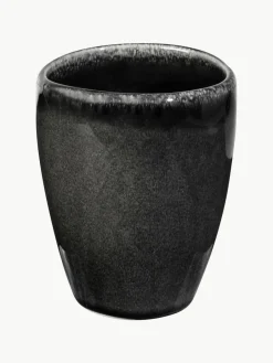 Broste Copenhagen Handgemachte Becher Nordic Coal, 6 Stück
