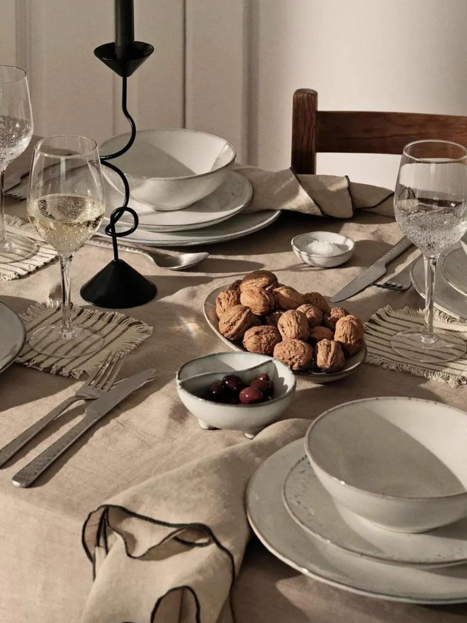Broste Copenhagen Handgemachte Dipschälchen Nordic Sand, 4 Stück