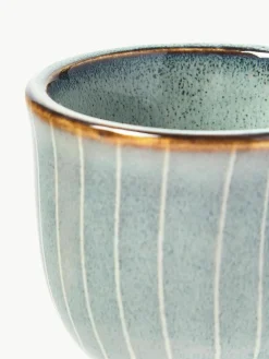 Broste Copenhagen Handgemachte Eierbecher Nordic Sea, 2 Stück