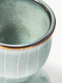 Broste Copenhagen Handgemachte Eierbecher Nordic Sea, 2 Stück