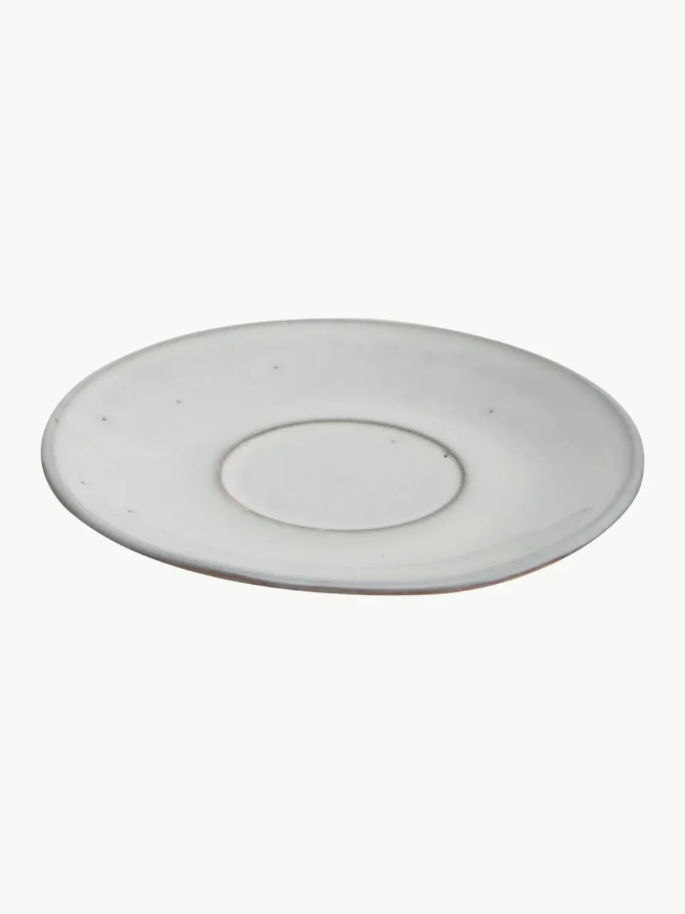 Broste Copenhagen Handgemachte Kaffeetasse Nordic Sand mit Untertasse