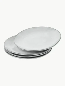 Broste Copenhagen Handgemachte Platzteller Nordic Sand, 4 Stück