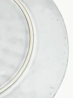 Broste Copenhagen Handgemachte Platzteller Nordic Sand, 4 Stück