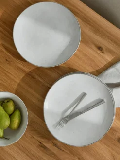 Broste Copenhagen Handgemachte Platzteller Nordic Sand, 4 Stück