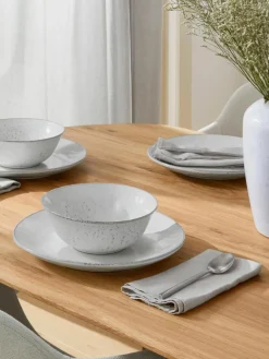 Broste Copenhagen Handgemachte Platzteller Nordic Sand, 4 Stück