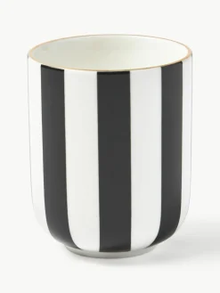 Westwing Collection Handgemachte Porzellan-Kaffeebecher Lumi, 4er-Set
