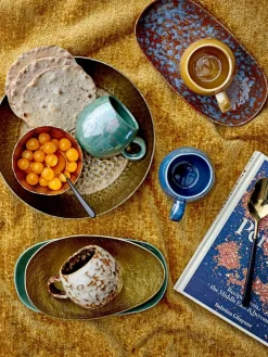 Bloomingville Handgemachte Tasse Paula mit Glasur
