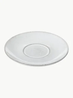 Broste Copenhagen Handgemachte Teetasse Nordic Sand mit Untertasse