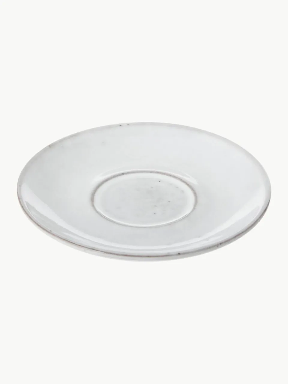 Broste Copenhagen Handgemachte Teetasse Nordic Sand mit Untertasse