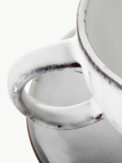 Broste Copenhagen Handgemachte Teetasse Nordic Sand mit Untertasse