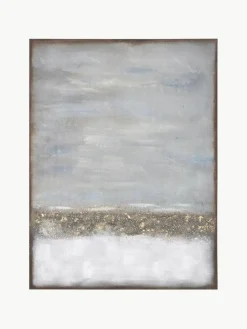 Kare Design Handgemaltes Leinwandbild Abstract Horizon mit Holzrahmen