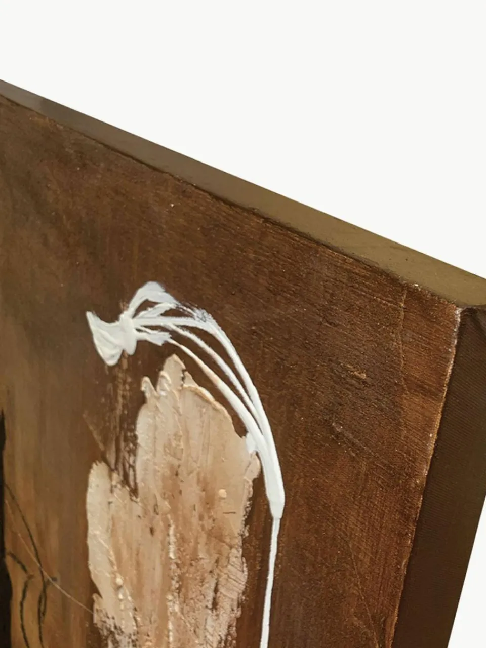 Agave Handgemaltes Leinwandbild Rust