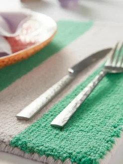 Jotex Handgetuftete Tischsets Kio Stripe, 4 Stück