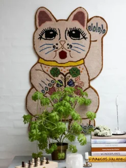 Bongusta Handgetuftete Wollfußmatte Lucky