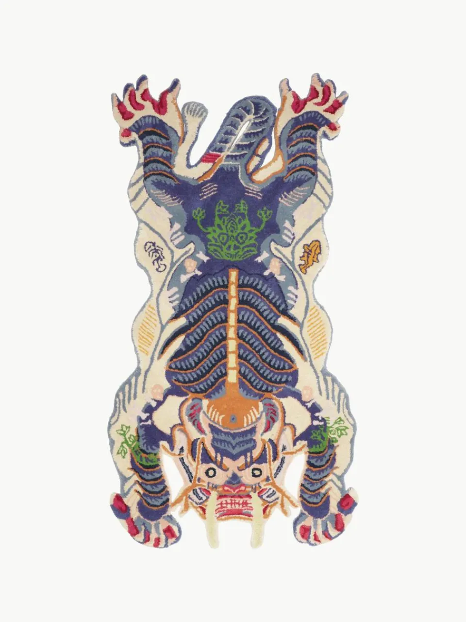 Bongusta Handgetufteter Wollteppich Dragon
