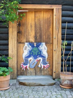 Bongusta Handgetufteter Wollteppich Dragon
