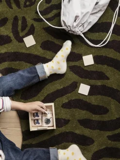 Kinder ferm LIVING Kids Handgetufteter Wollteppich Safari
