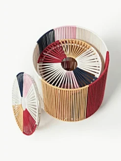Westwing Collection Handgewebte Wäschekörbe Gabe aus Seil, 2er-Set