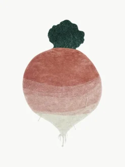 Kinder Lorena Canals Handgewebter Kinderteppich Ramona the Radish, waschbar