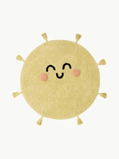 Kinder Lorena Canals Handgewebter Kinderteppich You're My Sunshine mit Quasten, waschbar